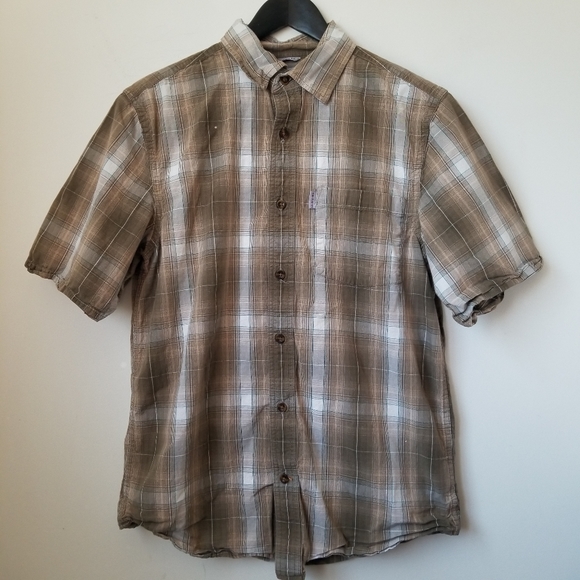 Carhartt men's relaxed fit button-up plaid shirt - Picture 10 of 10
